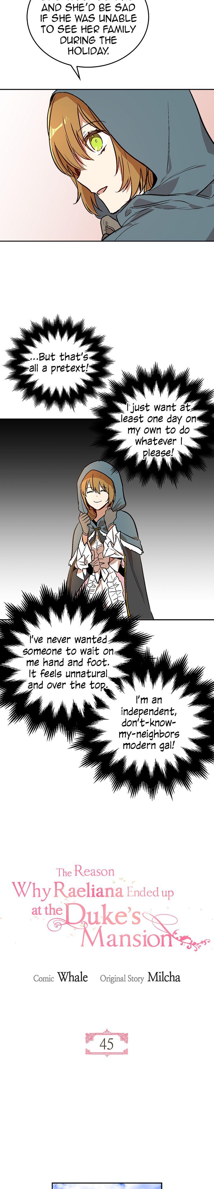 The Reason Why Raeliana Ended up at the Duke