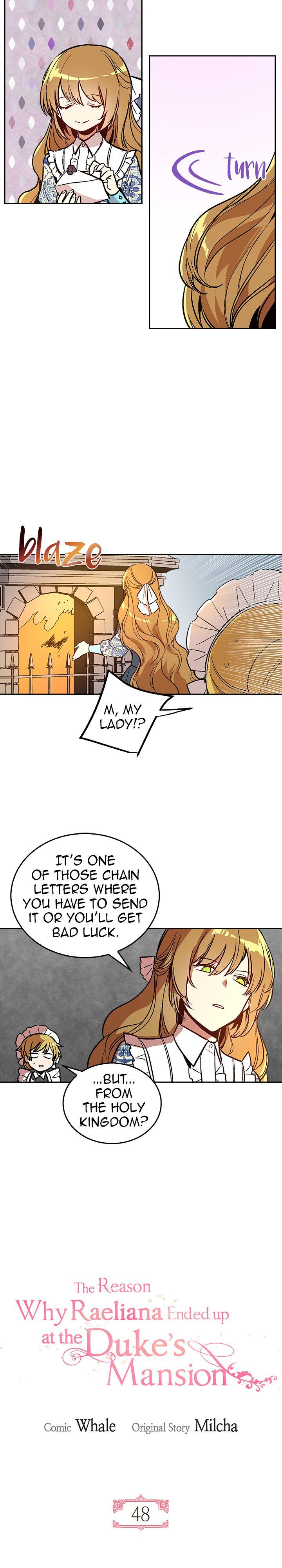The Reason Why Raeliana Ended up at the Duke