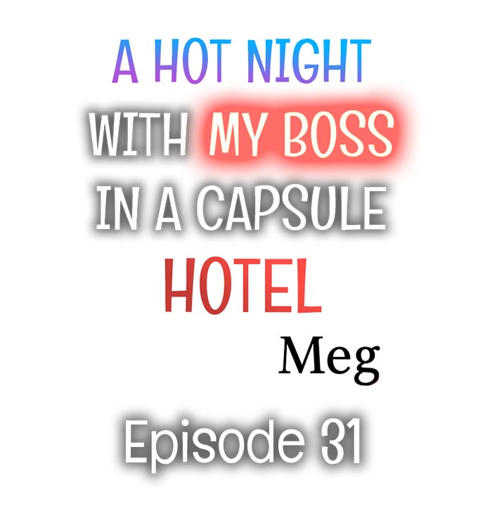 A Hot Night With My Boss in a Capsule Hotel - Chapter 31 Page 1