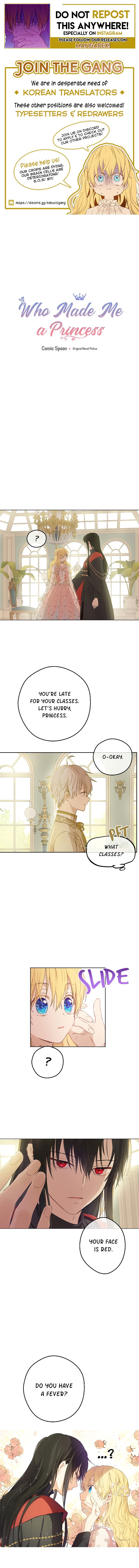 Who Made Me a Princess - Chapter 75 Page 1