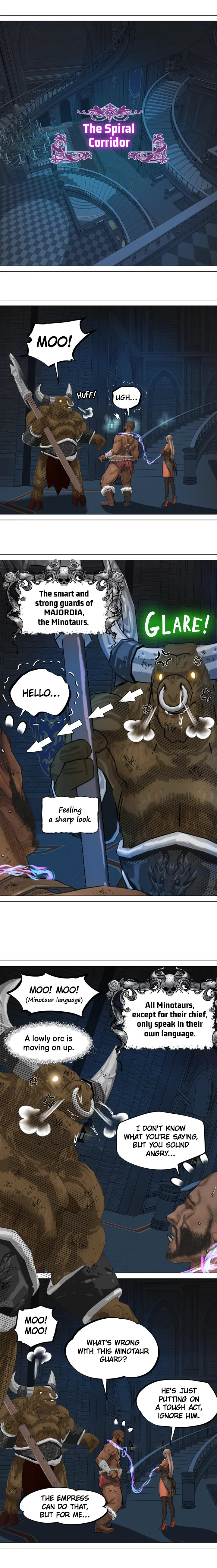 The DARK ELF QUEEN and the SLAVE ORC - Chapter 3 Page 2